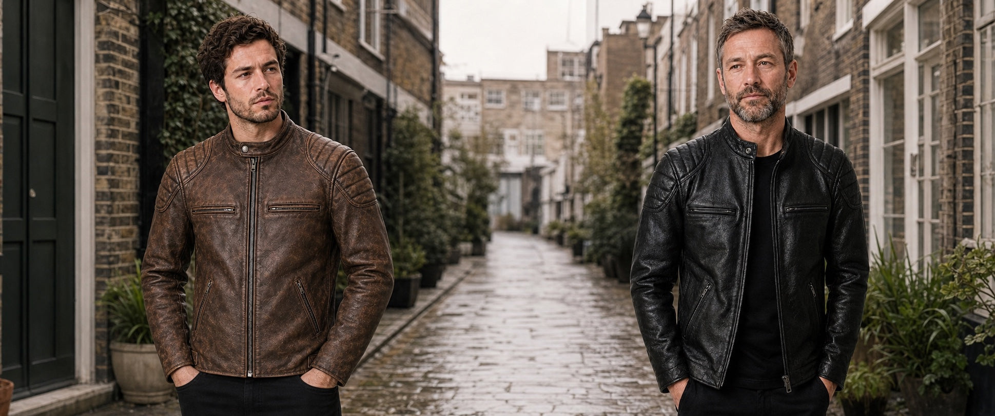 British EKROZ leather jacket collection