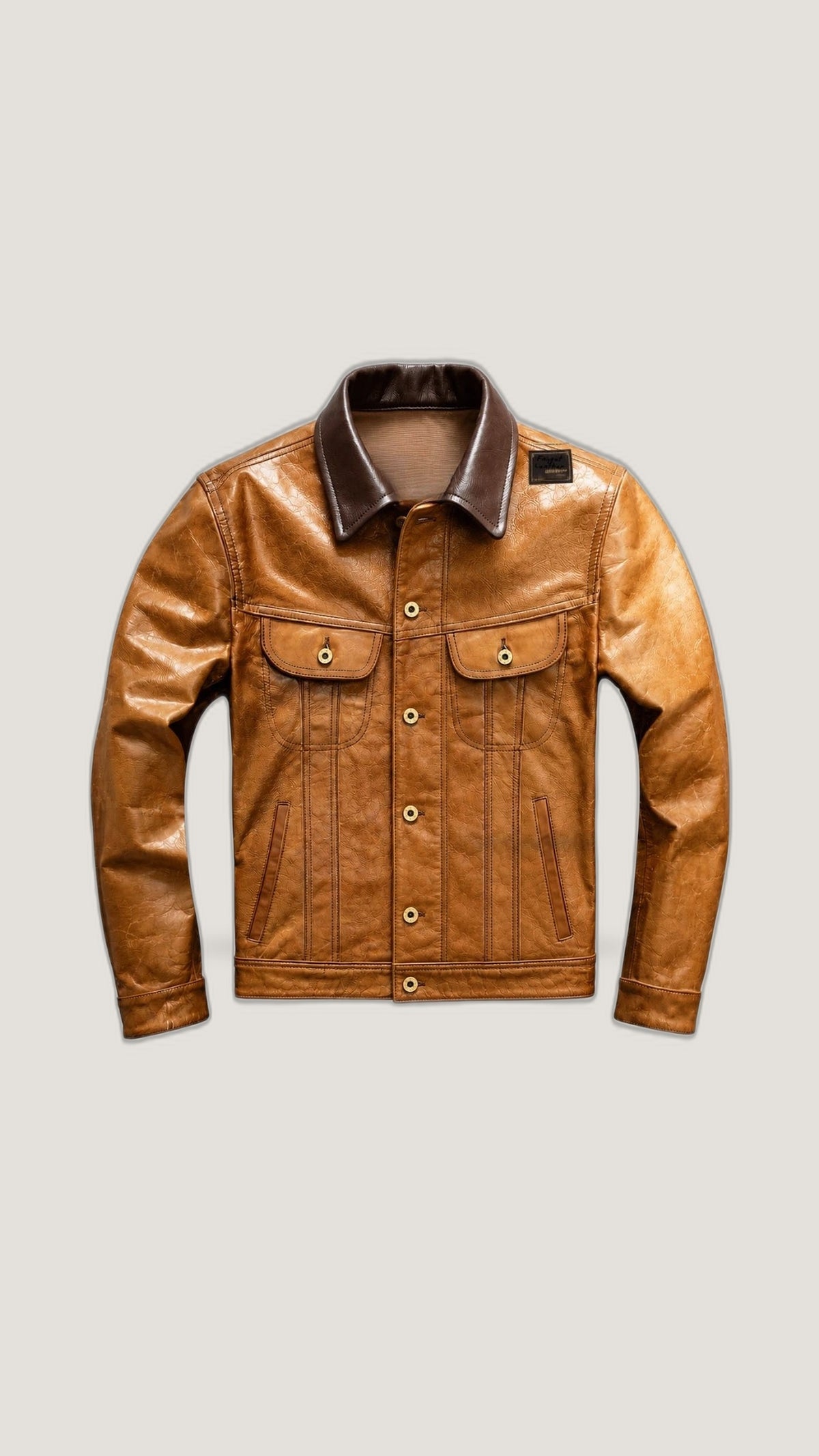 Goatskin Storm Rider Jacket — 100% Genuine Leather